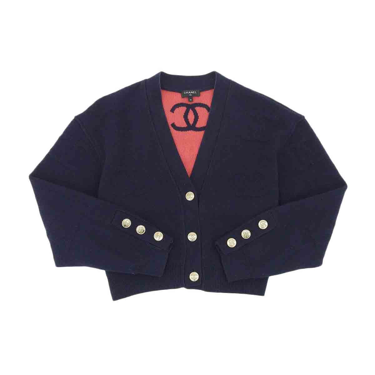 Chanel Navy Cardigan P70524K10076