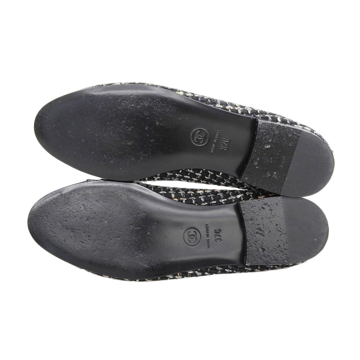 Chanel Tweed Ballerina Flats G02819