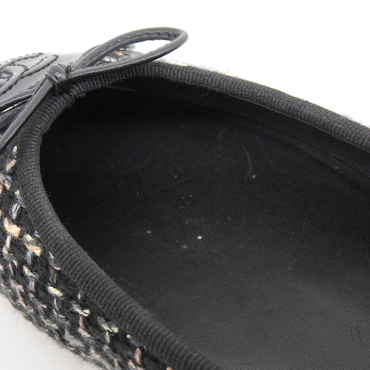 Chanel Tweed Ballerina Flats G02819