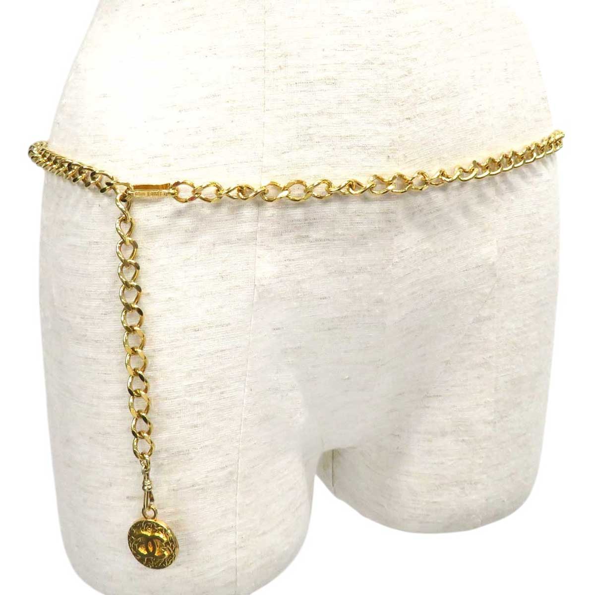 Chanel Vintage Coco Mark Chain Belt