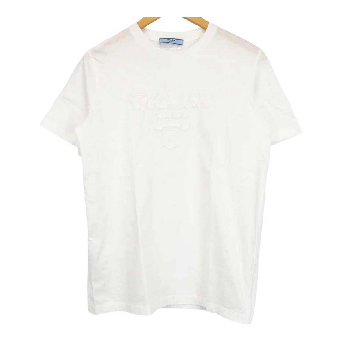 Prada Cotton Logo Patch T-Shirt