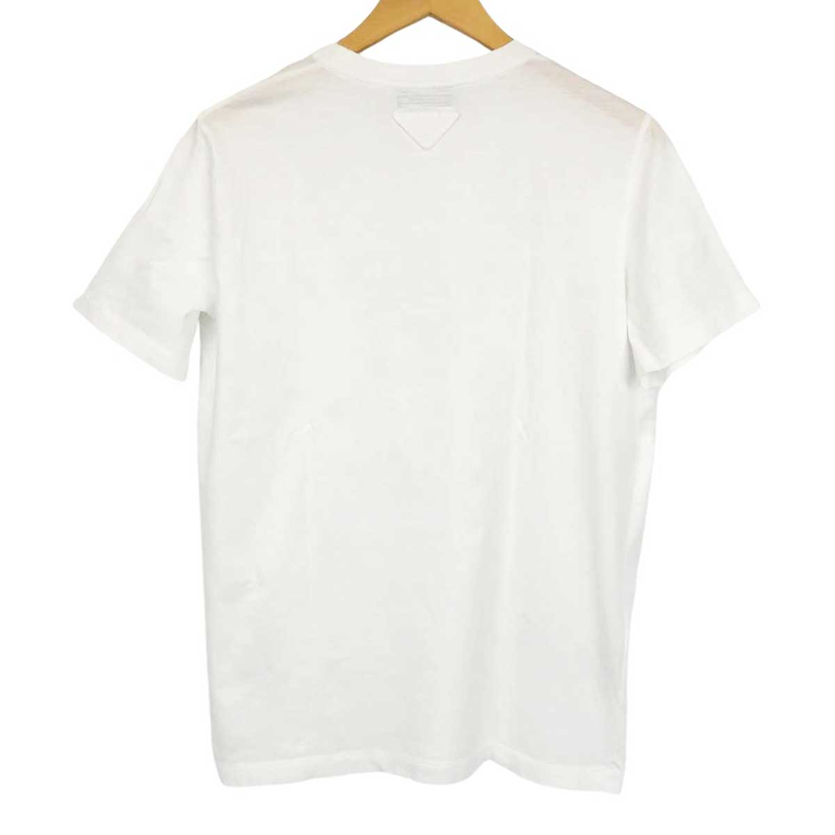 Prada Cotton Logo Patch T-Shirt