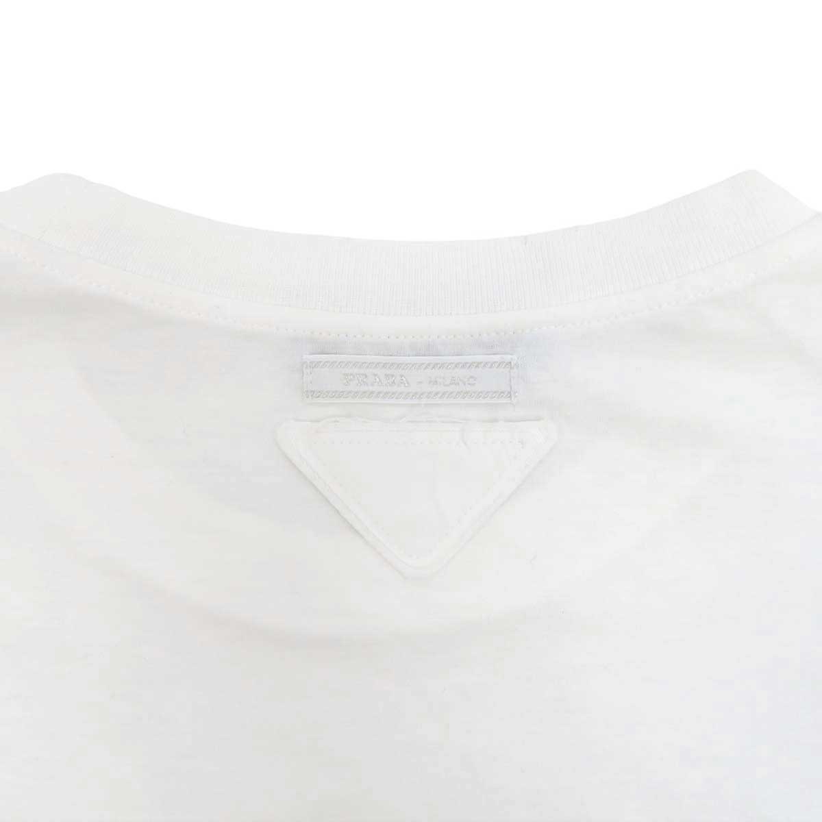 Prada Cotton Logo Patch T-Shirt