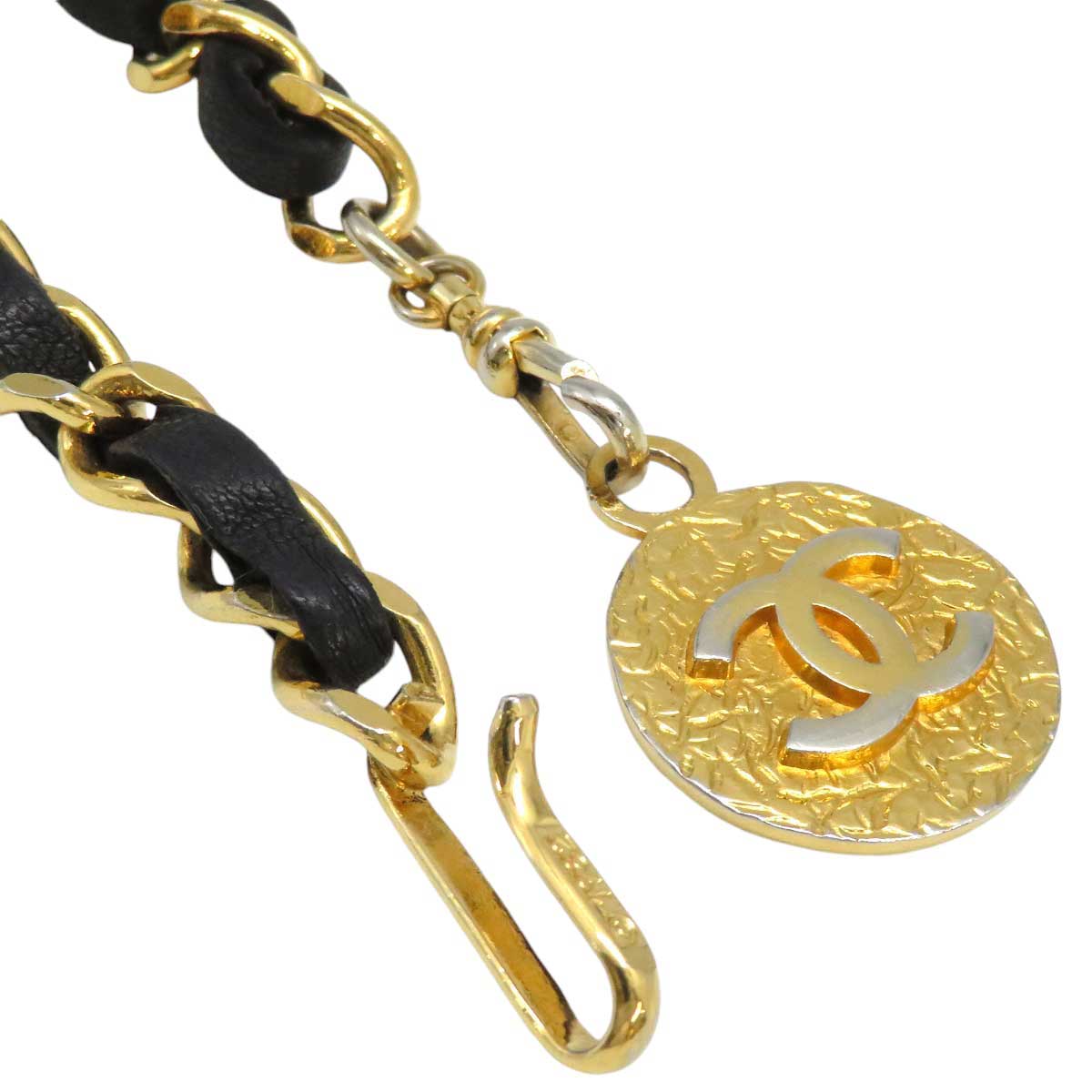 Chanel GP Leather Chain Belt