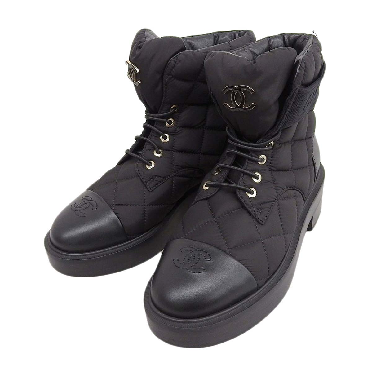 Chanel Black Short Boots G45125