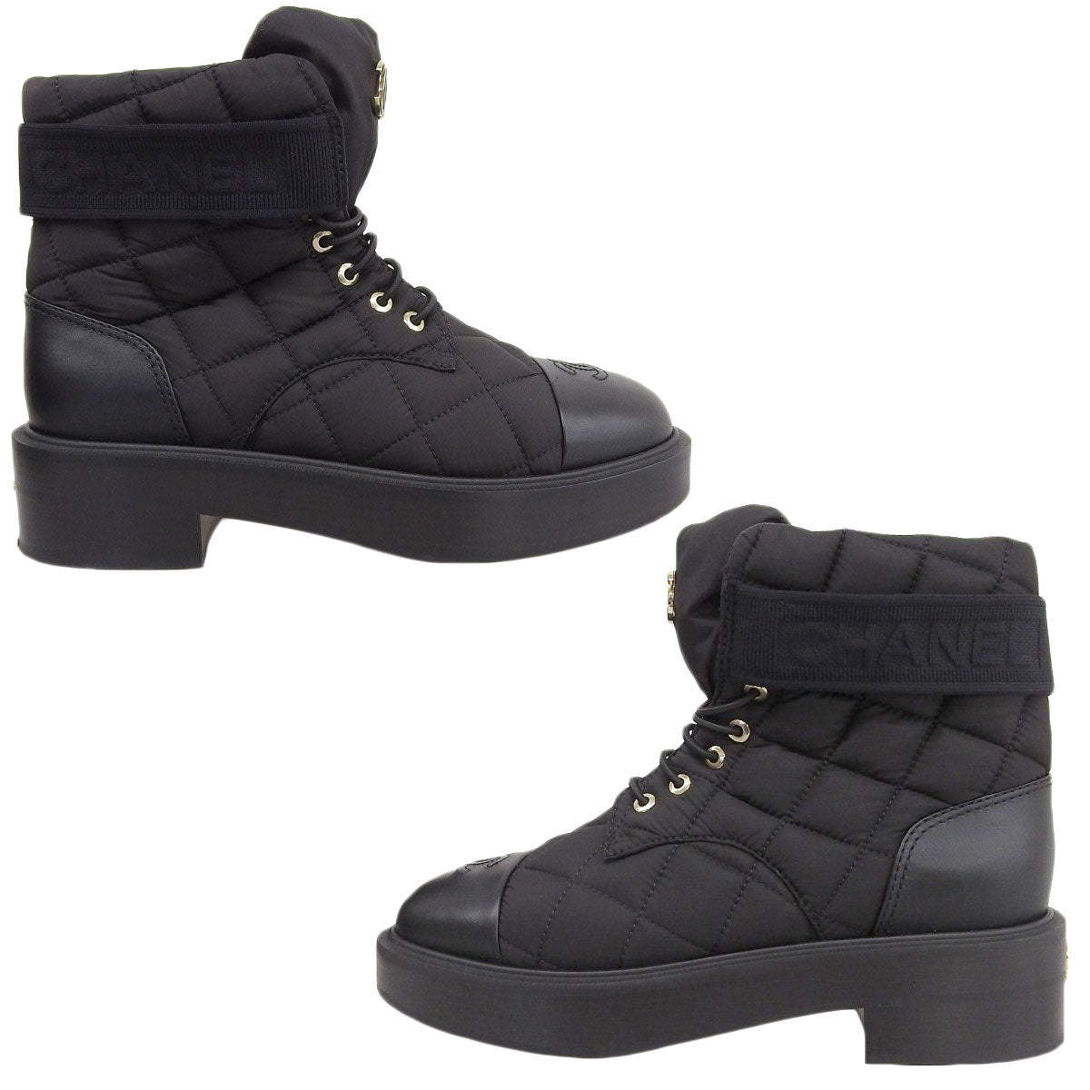 Chanel Black Short Boots G45125