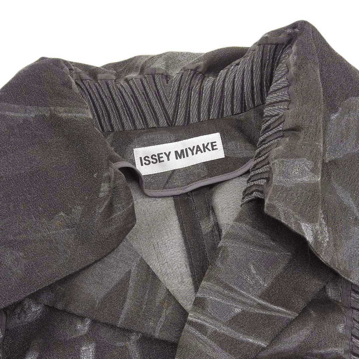 Issey Miyake Cotton Blend Print Jacket