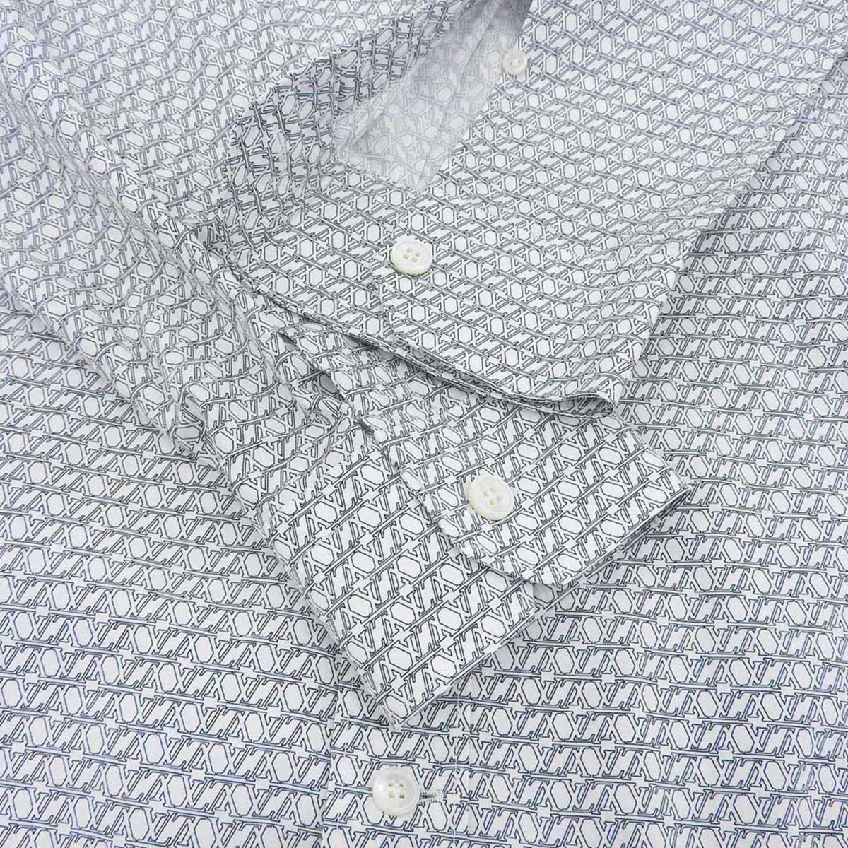 Louis Vuitton Logo Long Sleeve Shirt