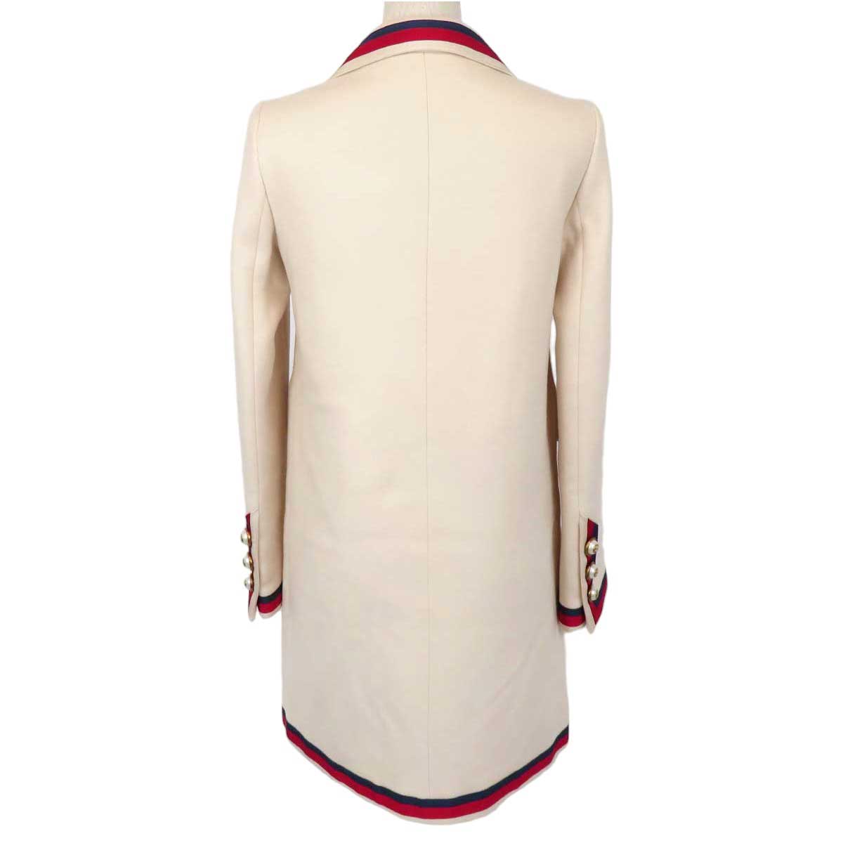 Gucci Wool Coat 499683 Beige