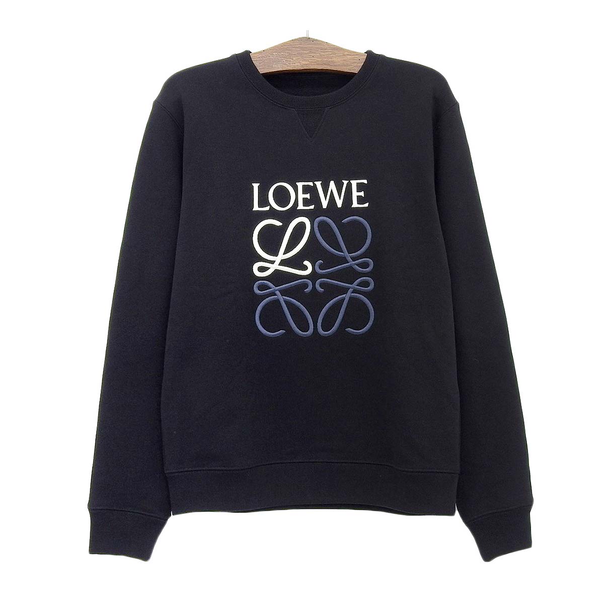 Loewe Cotton Anagram Sweatshirt Black