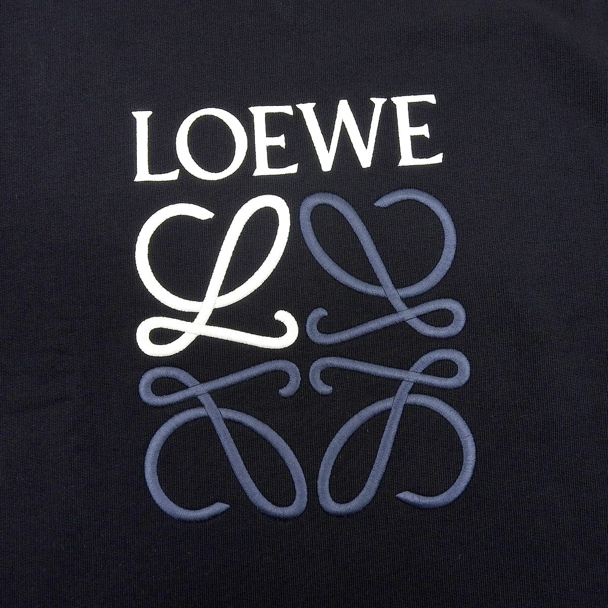 Loewe Cotton Anagram Sweatshirt Black