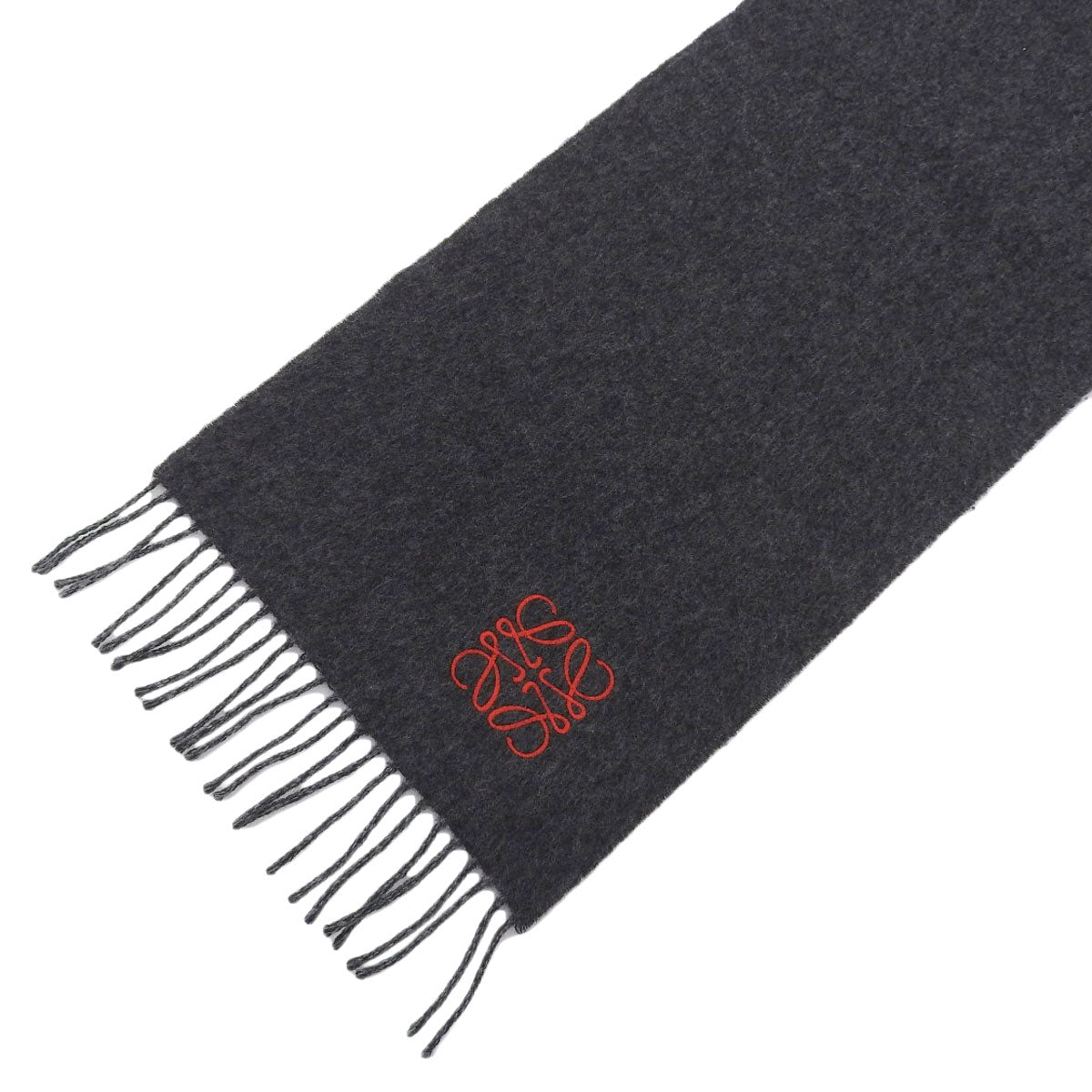 Loewe Anagram Embroidery Bicolor Scarf