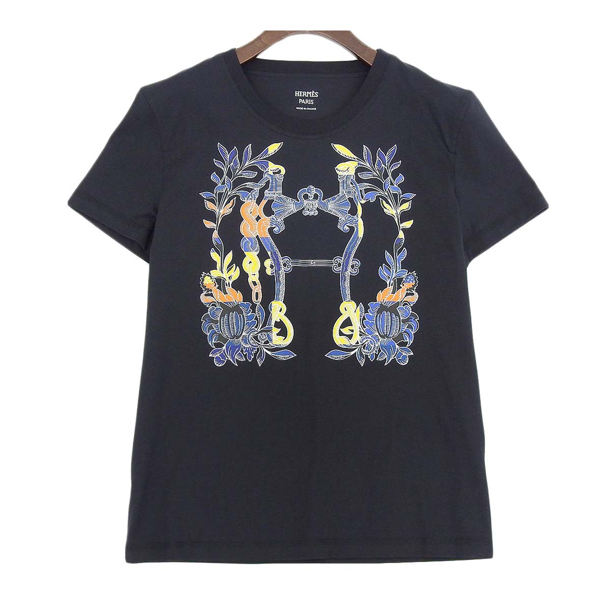 Hermes Navy T-Shirt Cotton 38