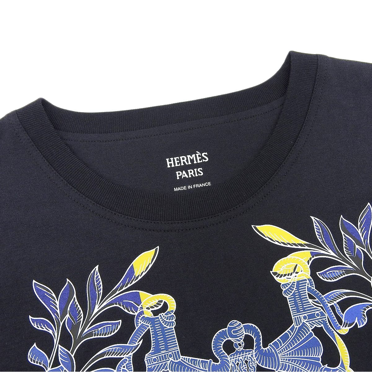 Hermes Navy T-Shirt Cotton 38