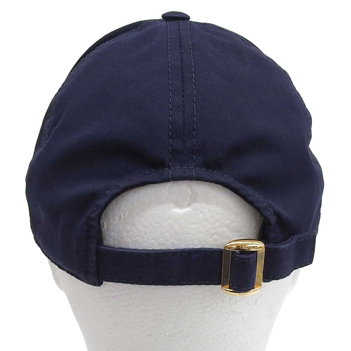 Celine Logo Embroidery Baseball Cap Navy