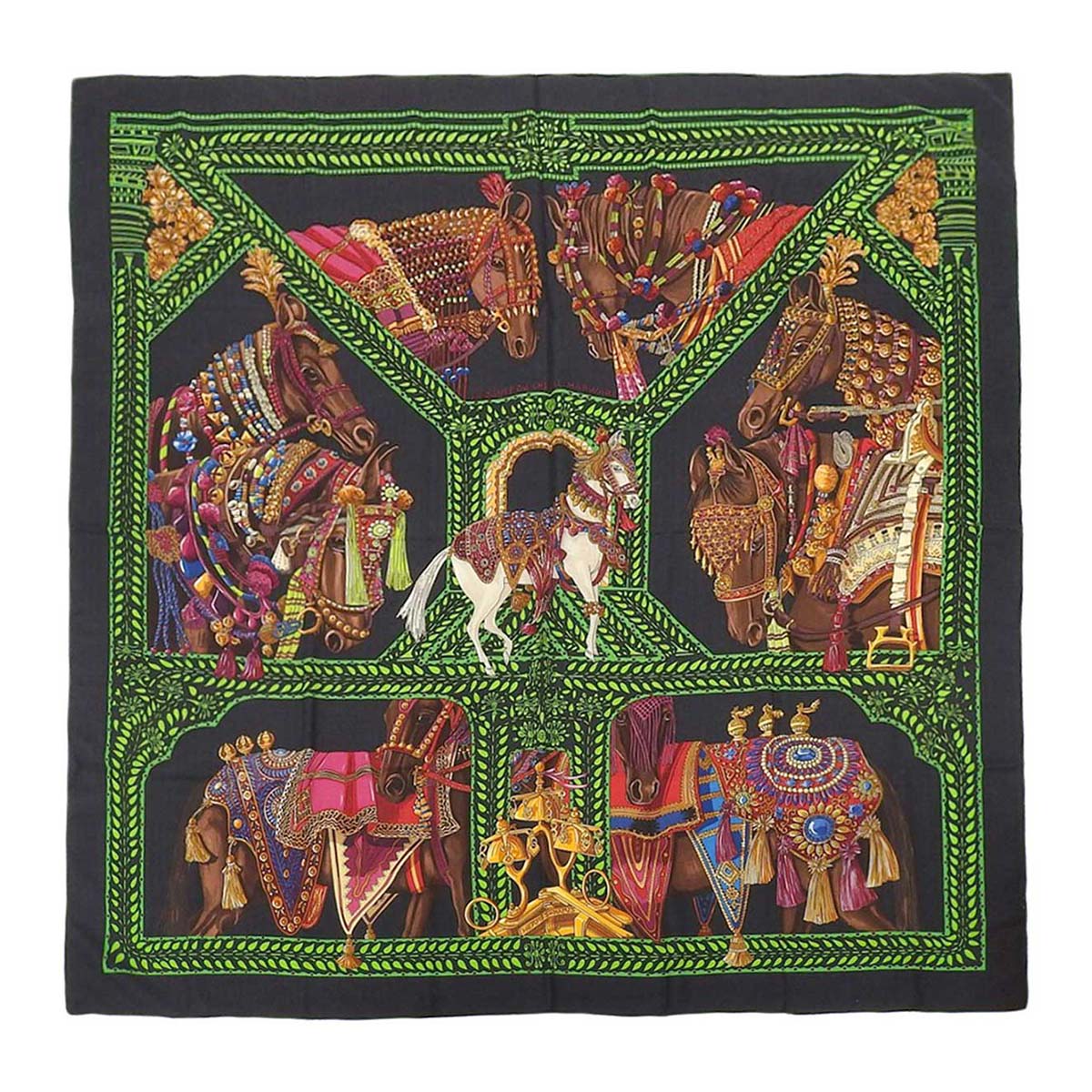 Hermes Shawl La Danse du Cheval Marwari