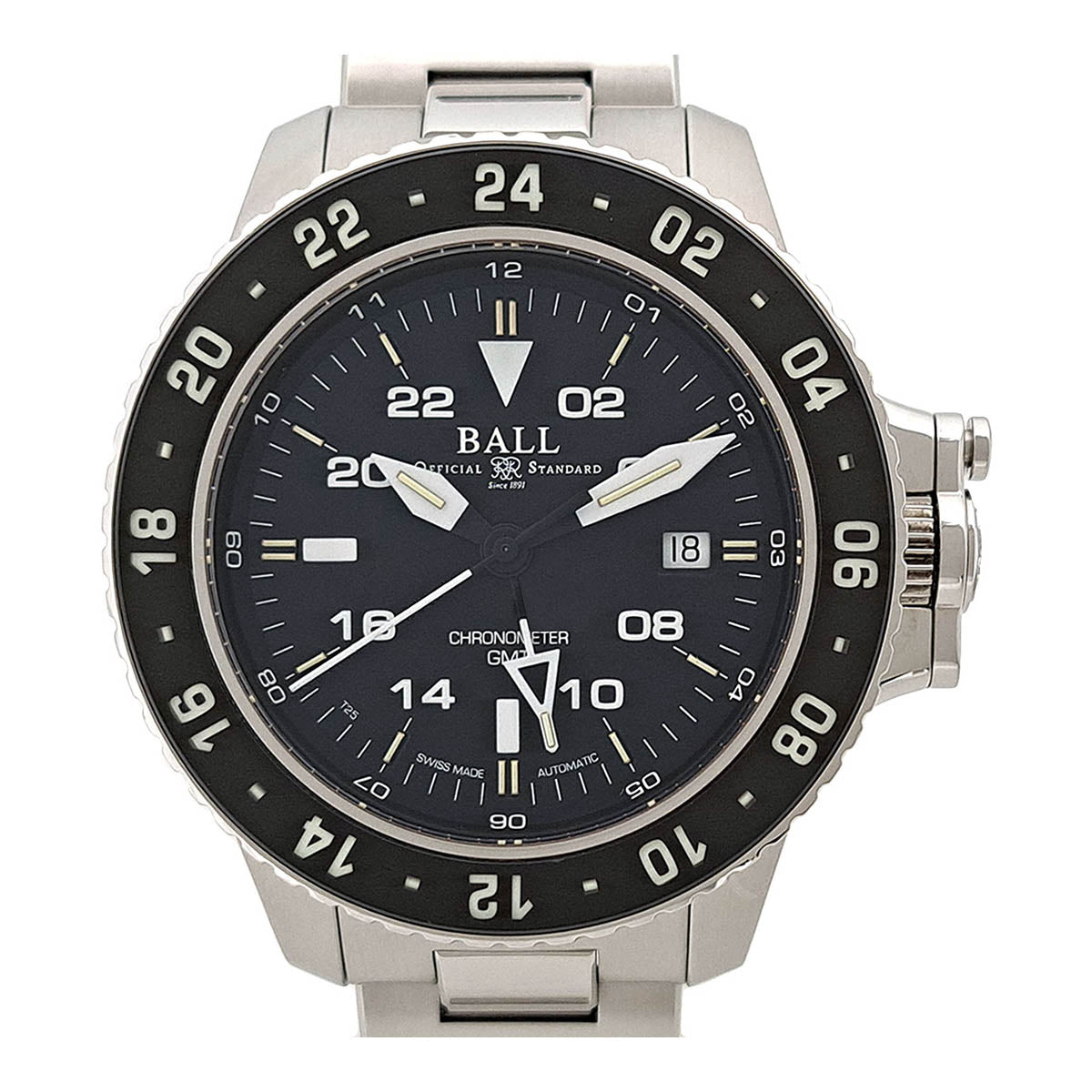 Ball Watch Stainless Steel Automatic Engineer Hydrocarbon AeroGMT