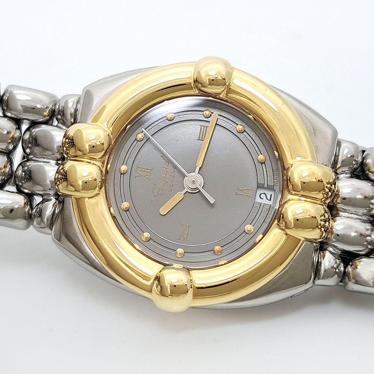 Chopard Yellow Gold Stainless Steel Quartz Watch 32/8114