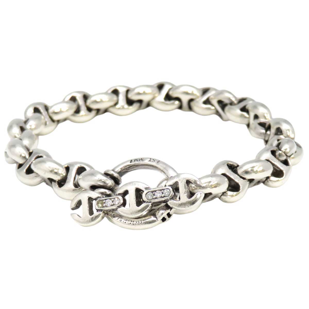 SV925 Diamond Open Link Bracelet