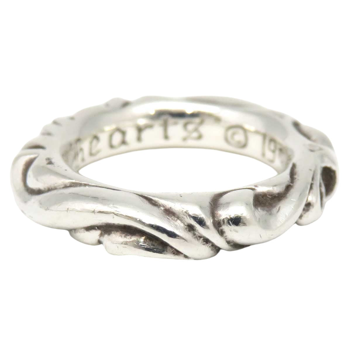 Chrome Hearts SV925 Scroll Band Ring 46627