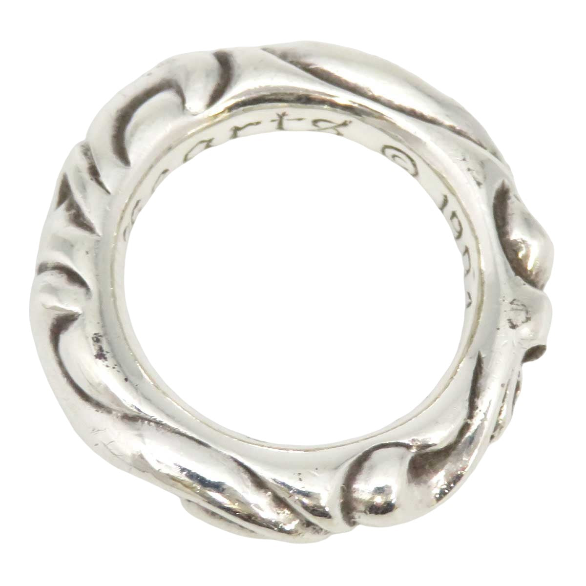 Chrome Hearts SV925 Scroll Band Ring 46627