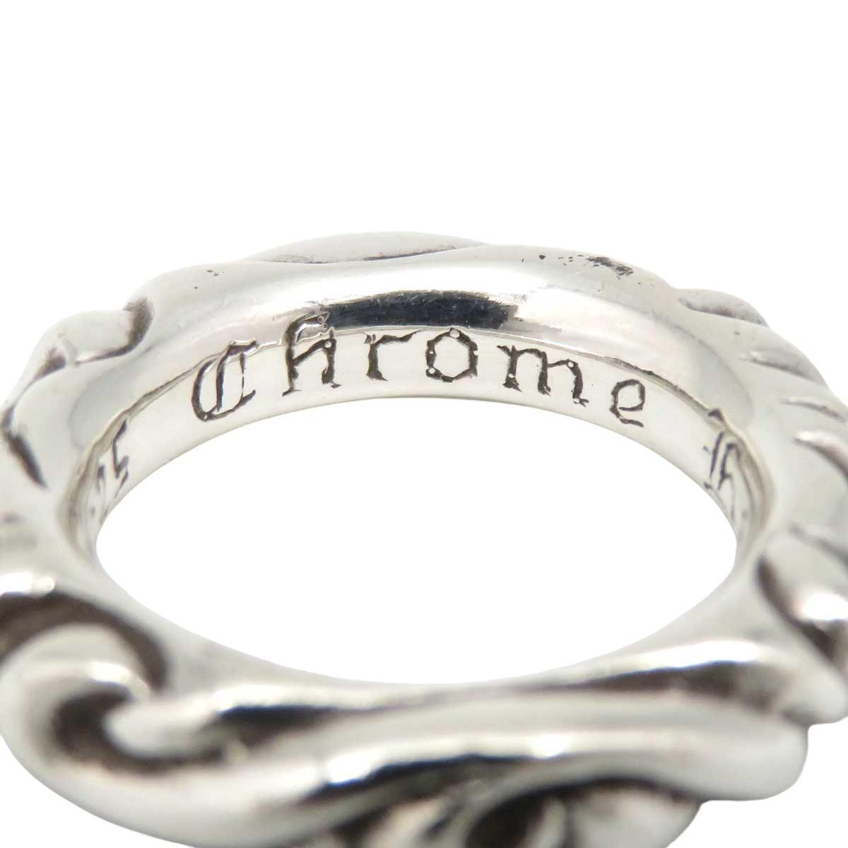 Chrome Hearts SV925 Scroll Band Ring 46627