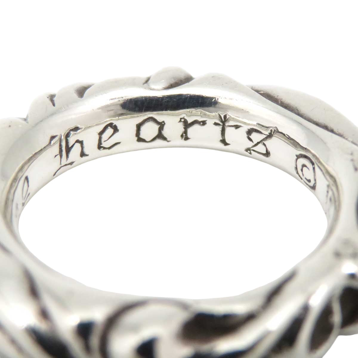 Chrome Hearts SV925 Scroll Band Ring 46627