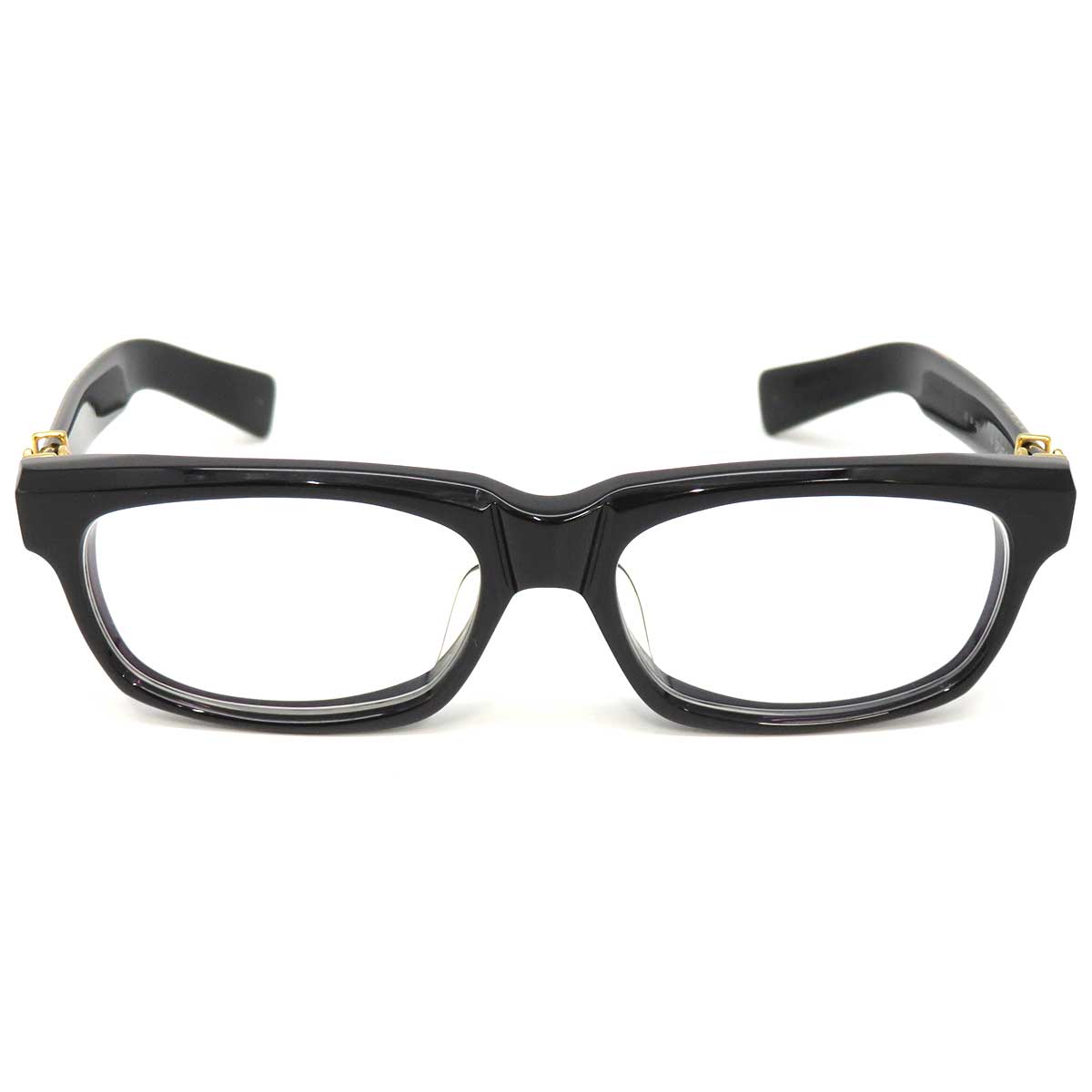 Chrome Hearts Glasses Black Gold Color