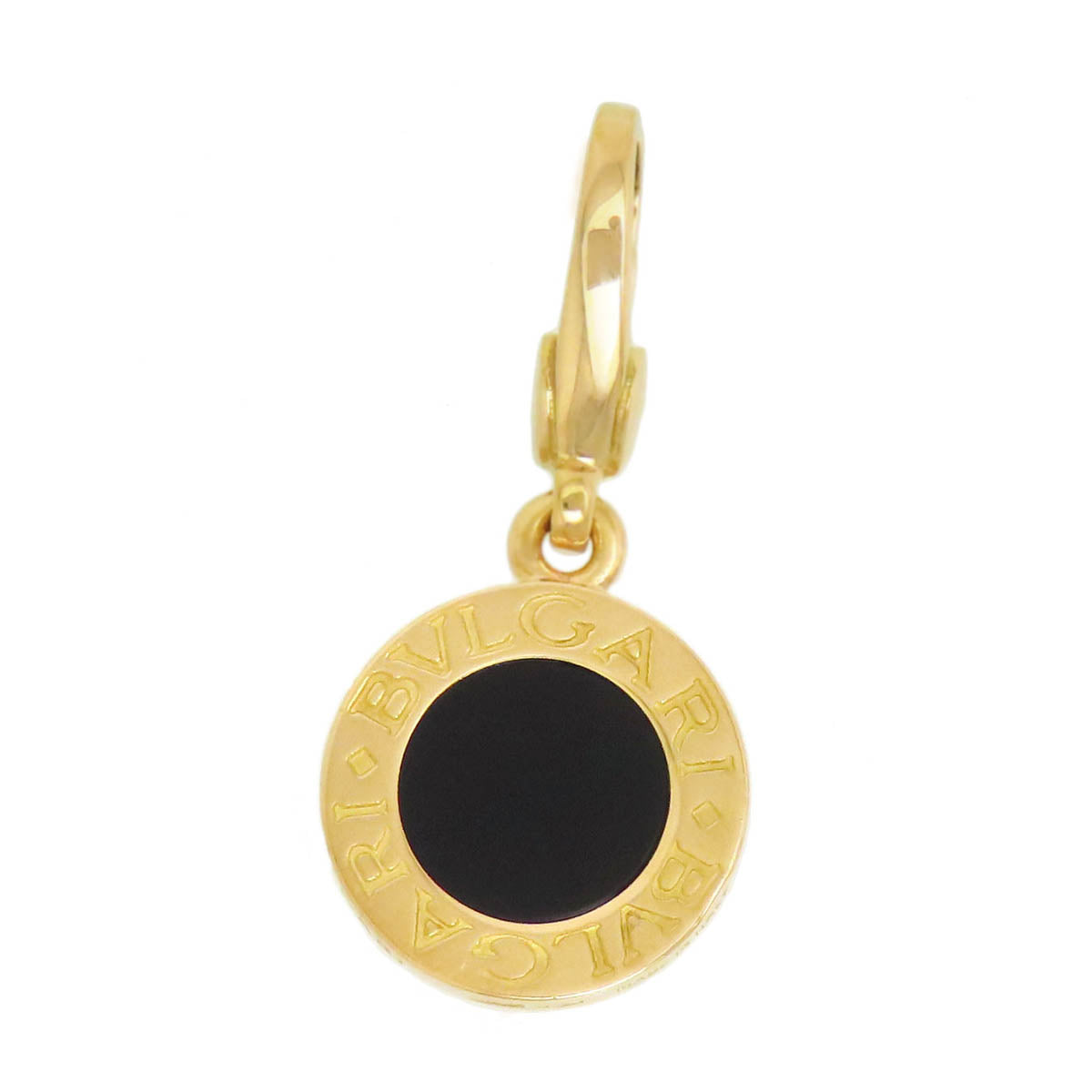 Bvlgari Onyx K18YG Pendant Top