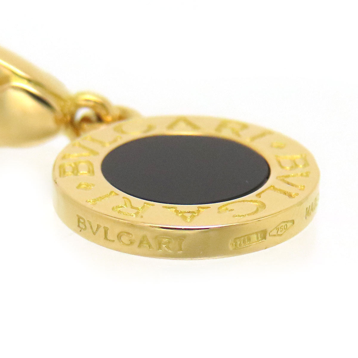 Bvlgari Onyx K18YG Pendant Top