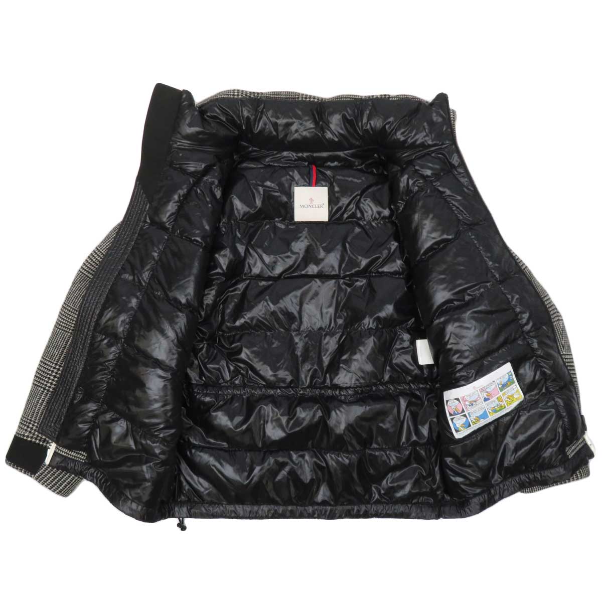 Moncler Down Jacket Black White