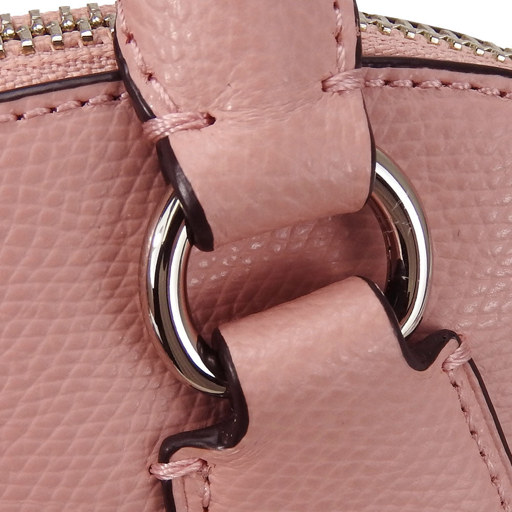 USED COACH Leather Handbag F33909 Pink 2WAY