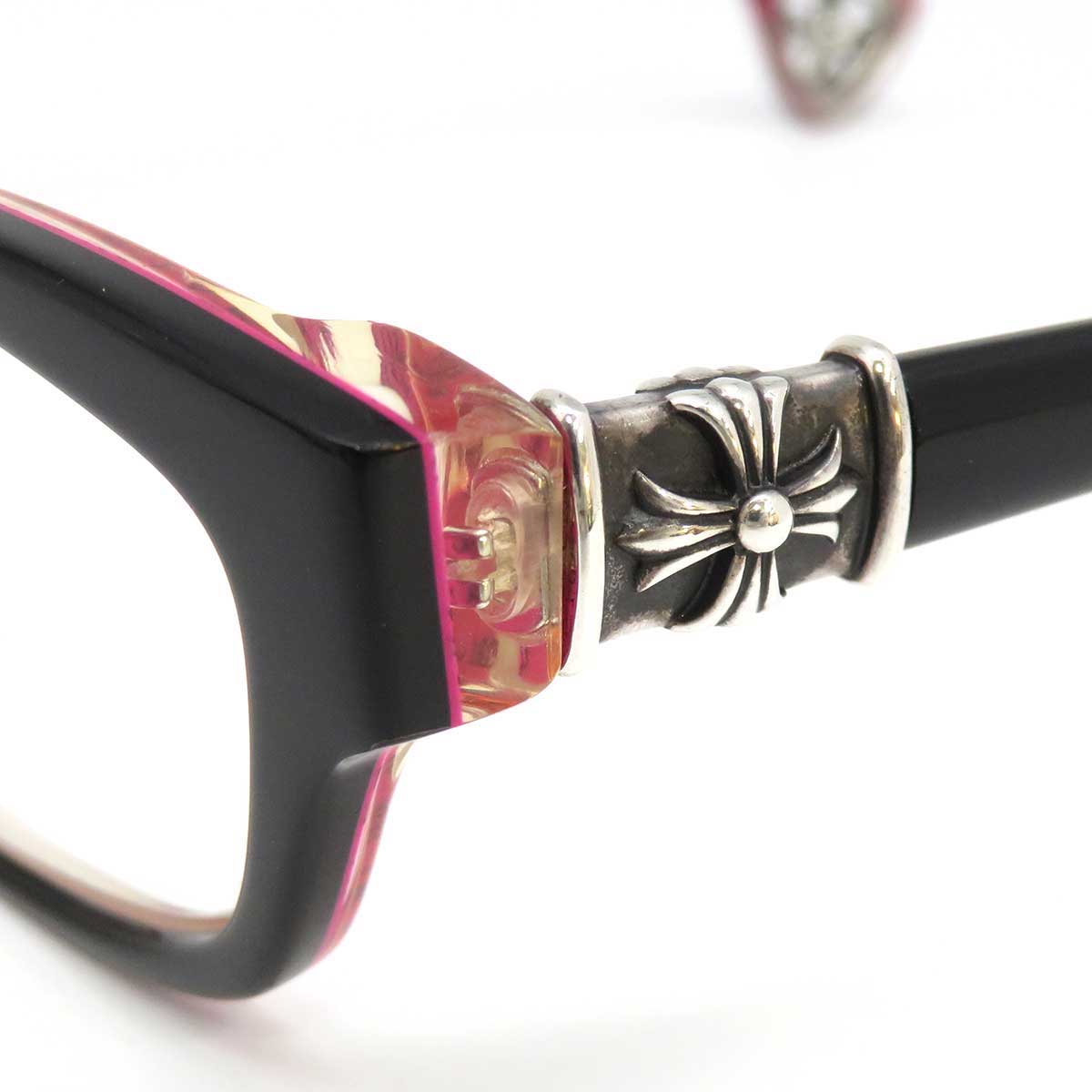 Chrome Hearts Glasses Black Pink