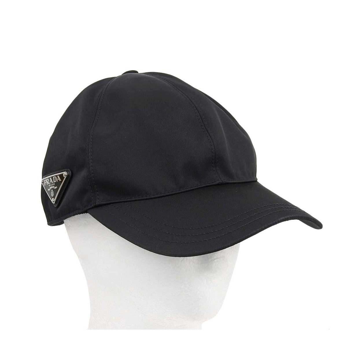 Prada Re-Nylon Baseball Cap Black