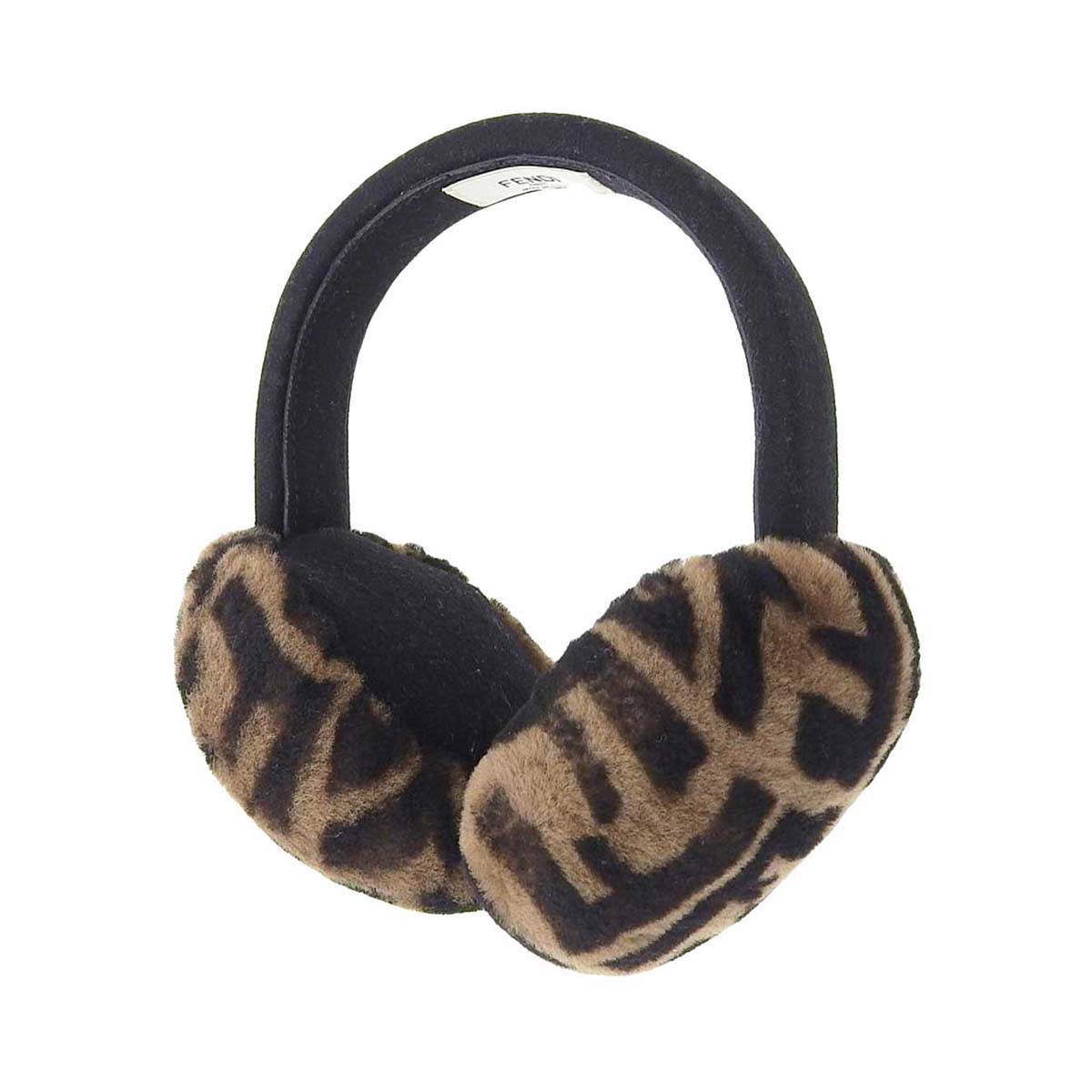 Fendi Zucca Ear Muffs Brown Black