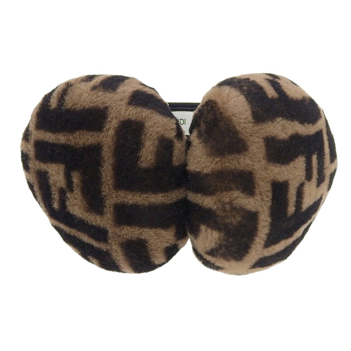 Fendi Zucca Ear Muffs Brown Black