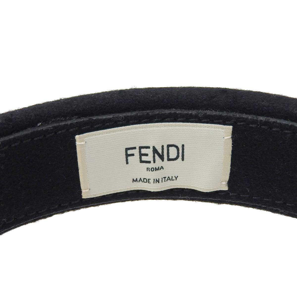 Fendi Zucca Ear Muffs Brown Black