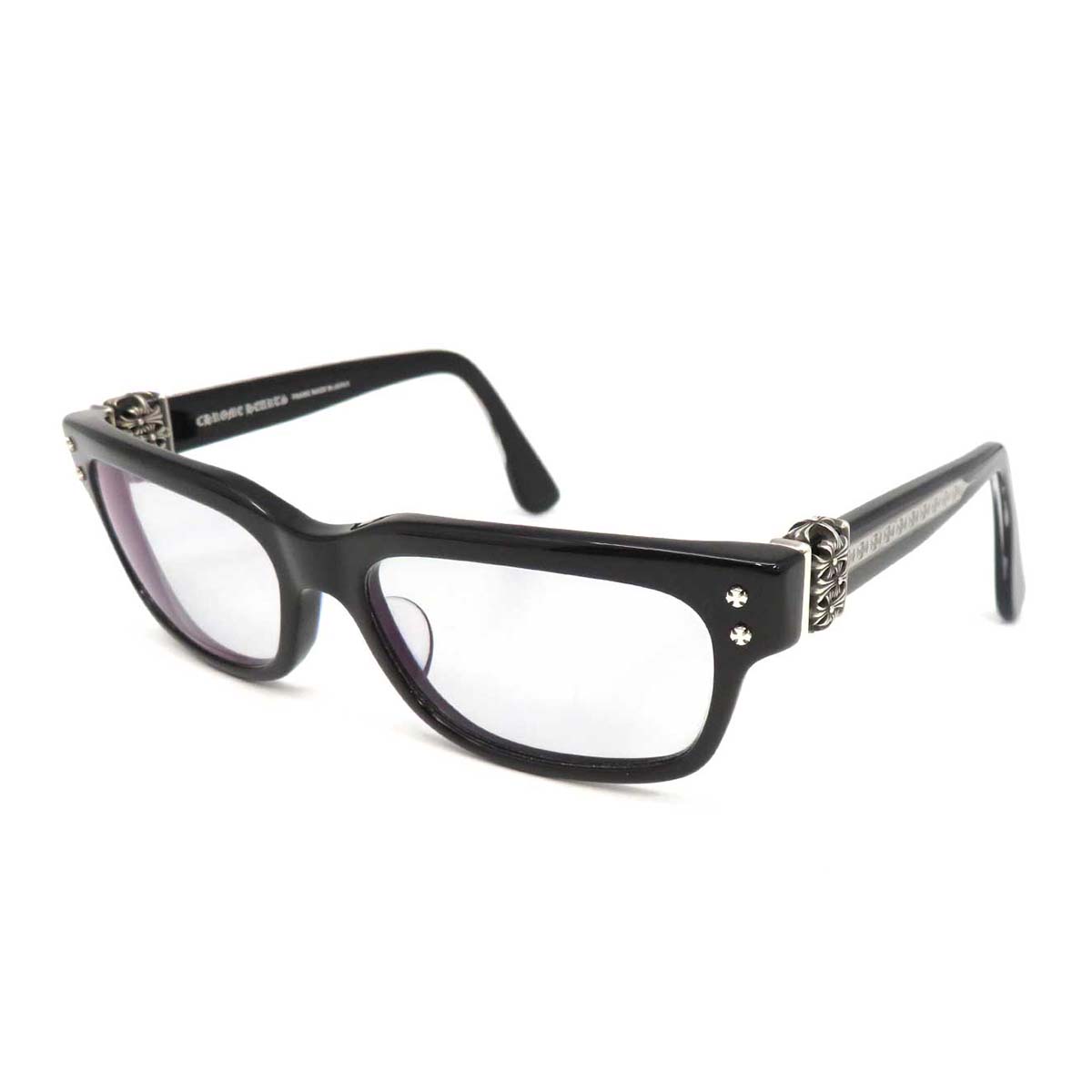 Chrome Hearts Plastic Glasses Black 46627