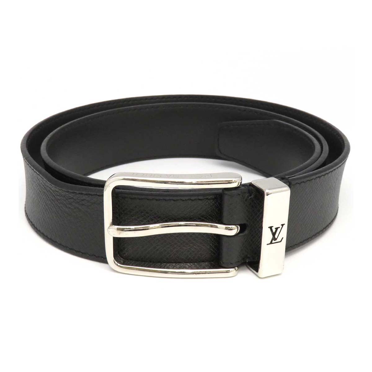 Louis Vuitton Calf Belt Black M0000