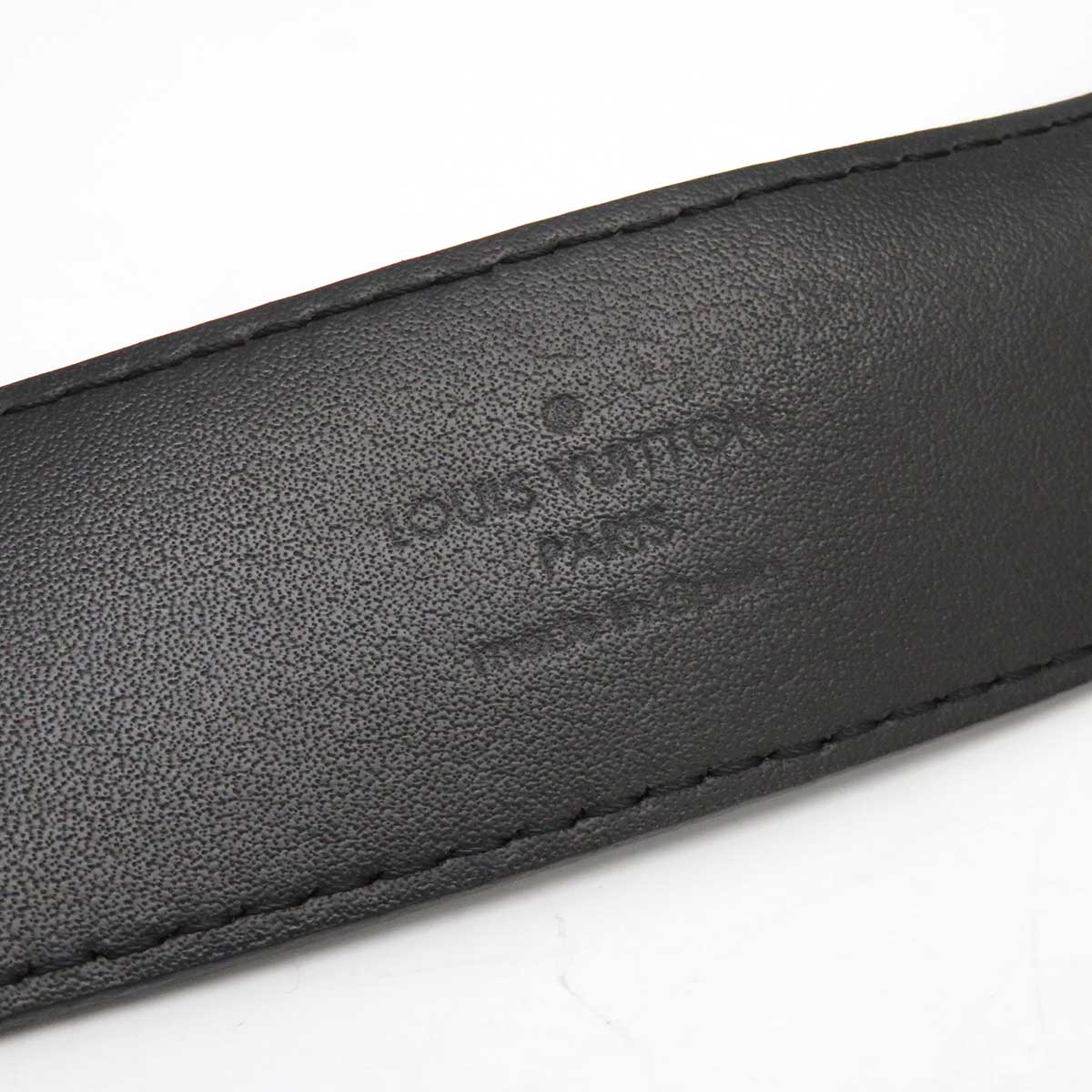 Louis Vuitton Calf Belt Black M0000