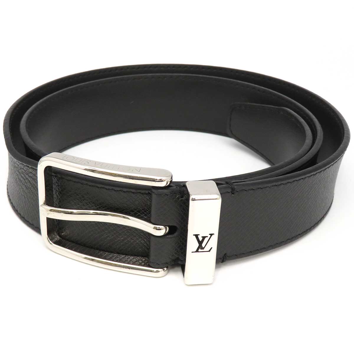 Louis Vuitton Calf Belt Black M0000