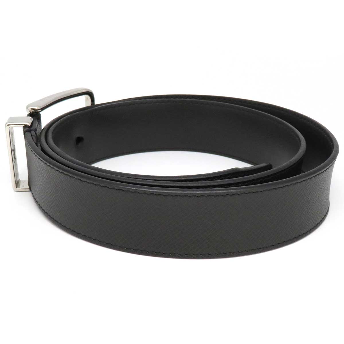 Louis Vuitton Calf Belt Black M0000