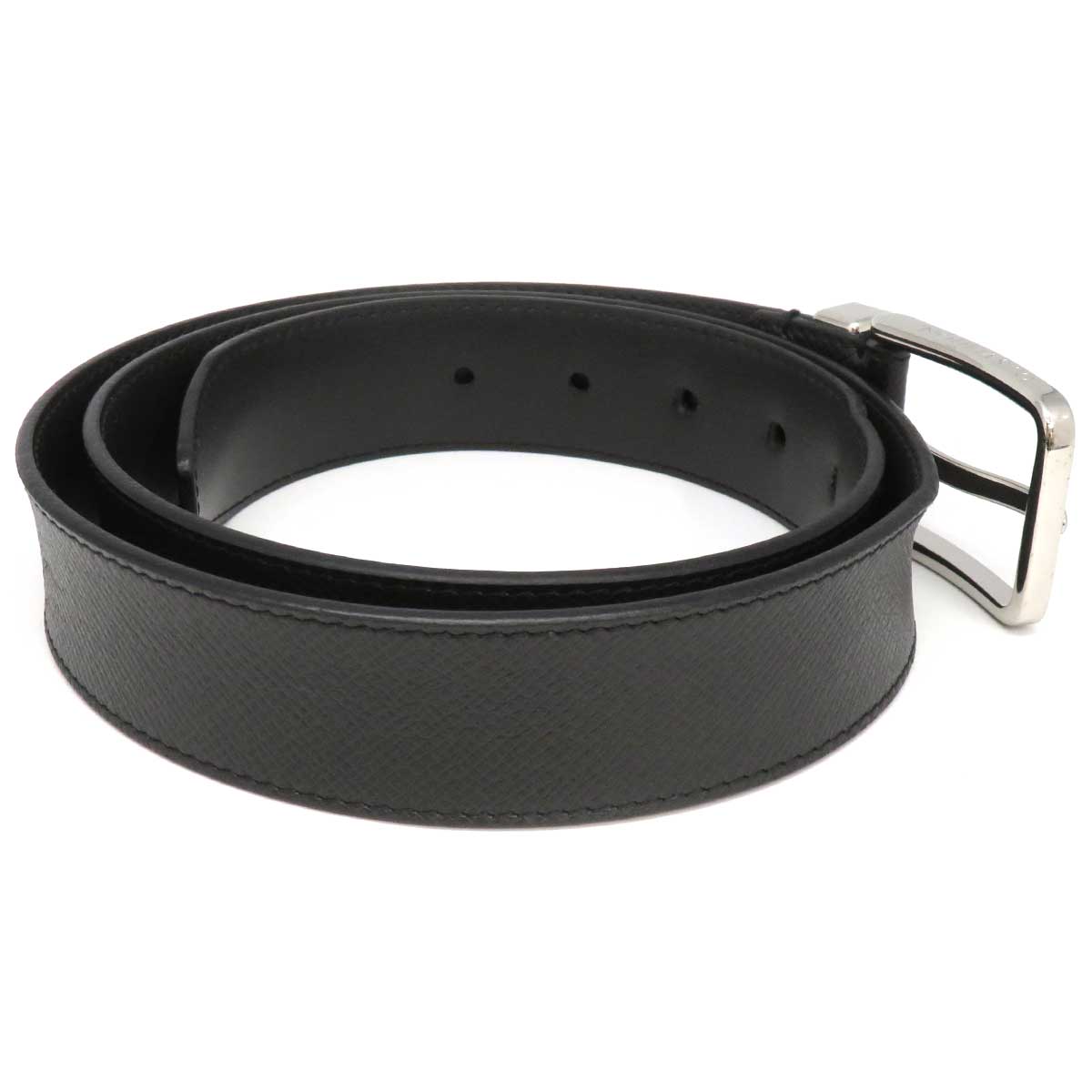 Louis Vuitton Calf Belt Black M0000