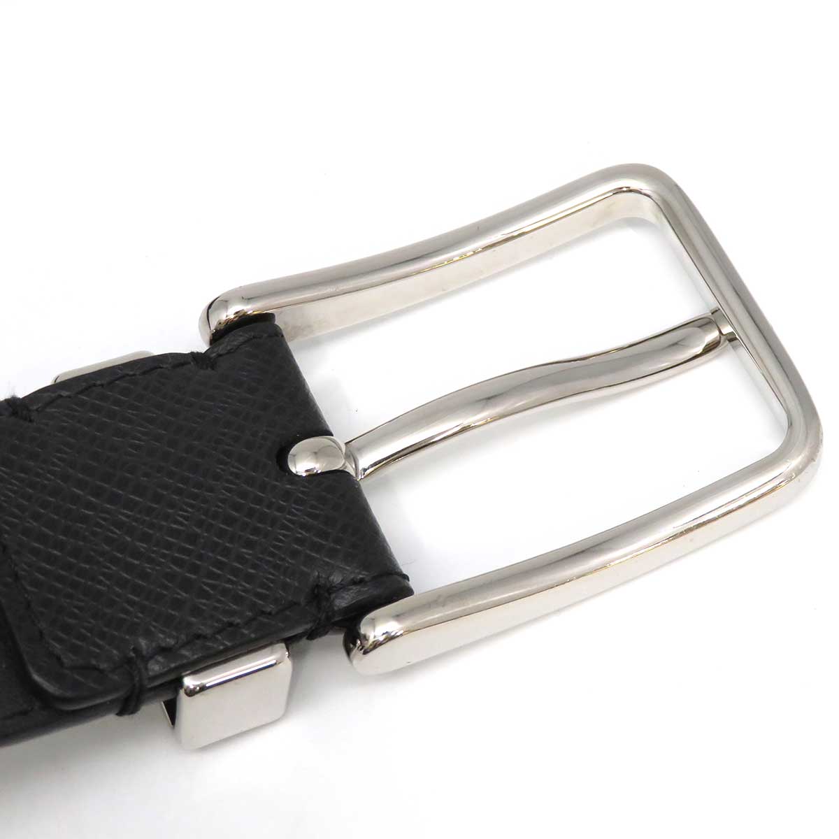 Louis Vuitton Calf Belt Black M0000