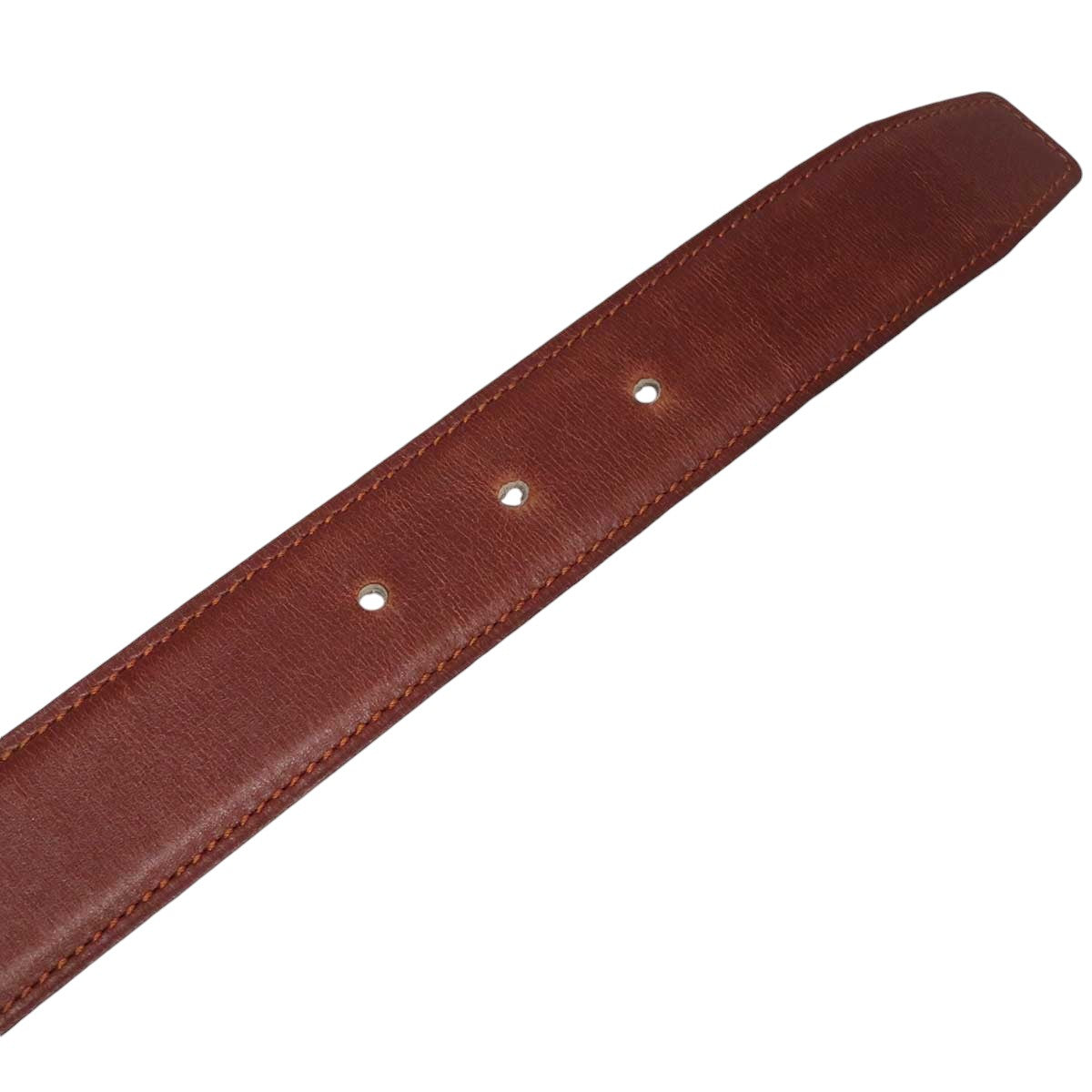 Hermes Leather Reversible Belt Brown Red