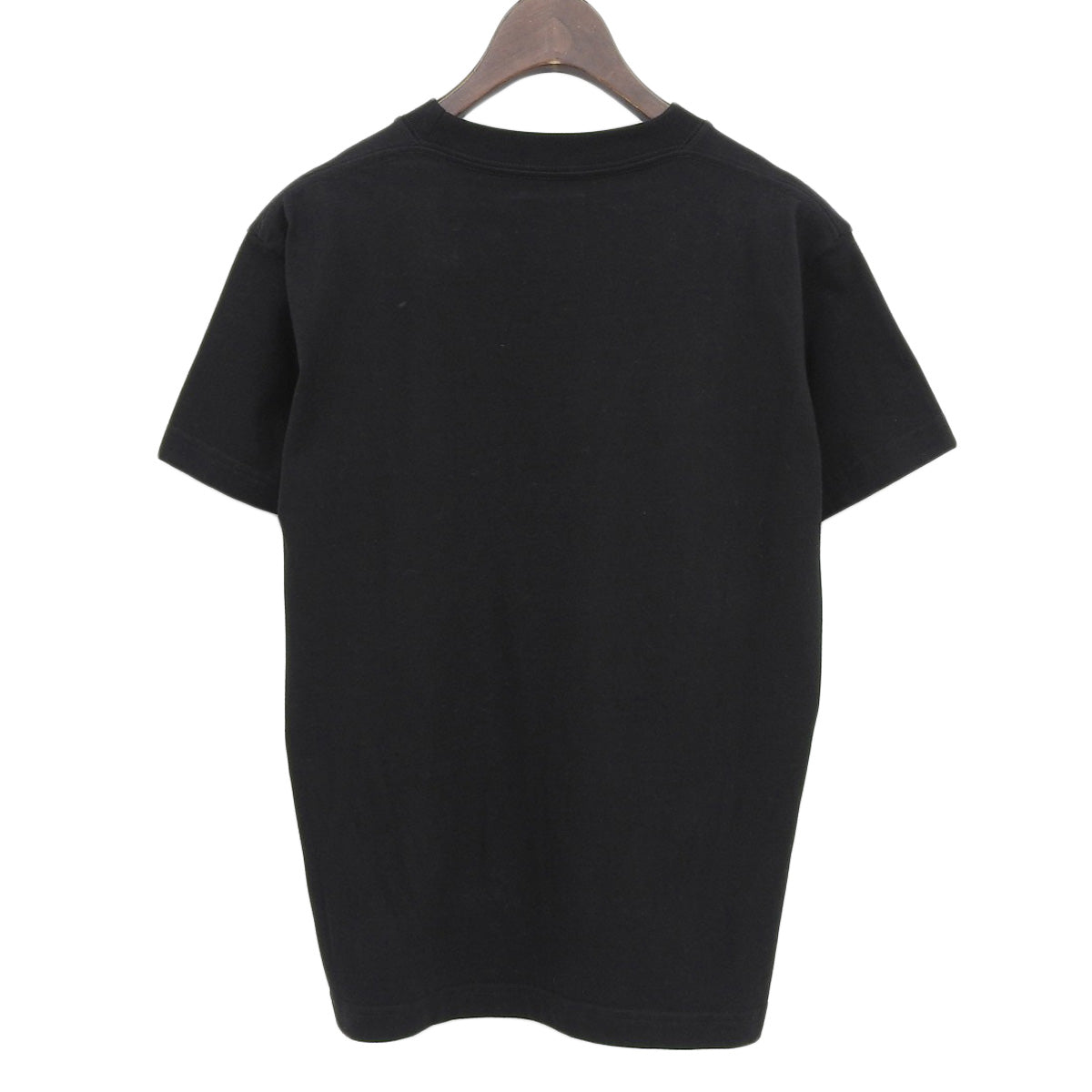 Balenciaga Logo Print Cotton T-Shirt Black