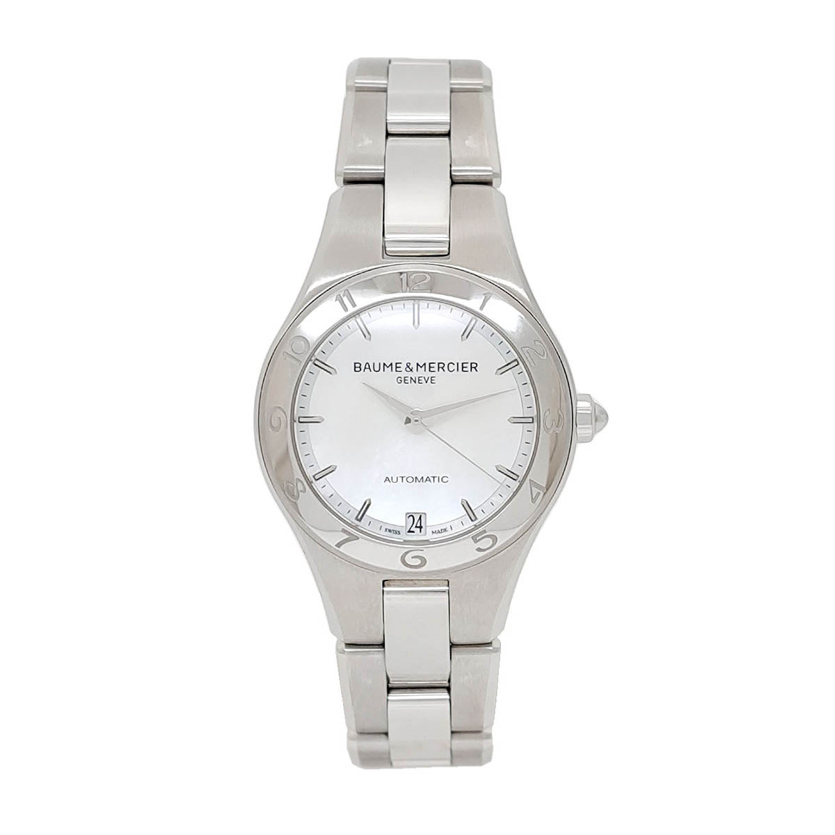 Baume & Mercier Watch M0A10035 Stainless Steel Automatic White Shell