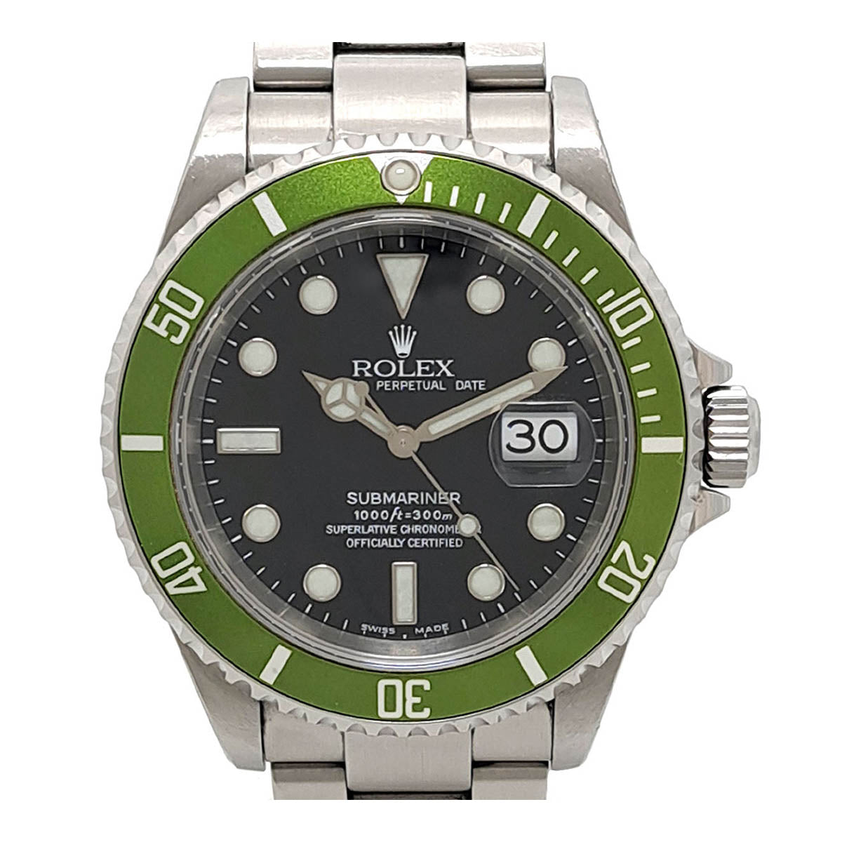 Rolex Submariner Date 16610LV Stainless Steel Watch