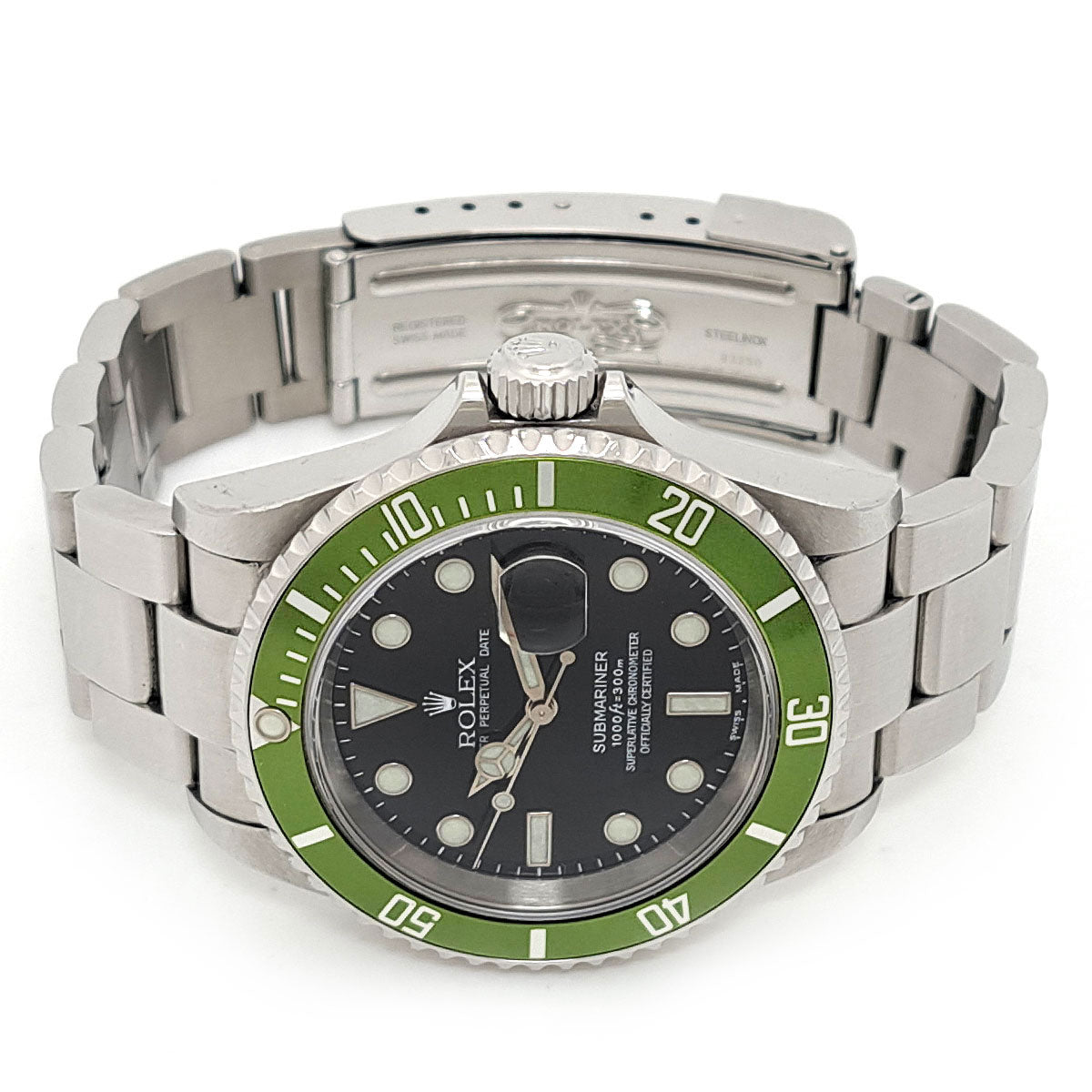 Rolex Submariner Date 16610LV Stainless Steel Watch