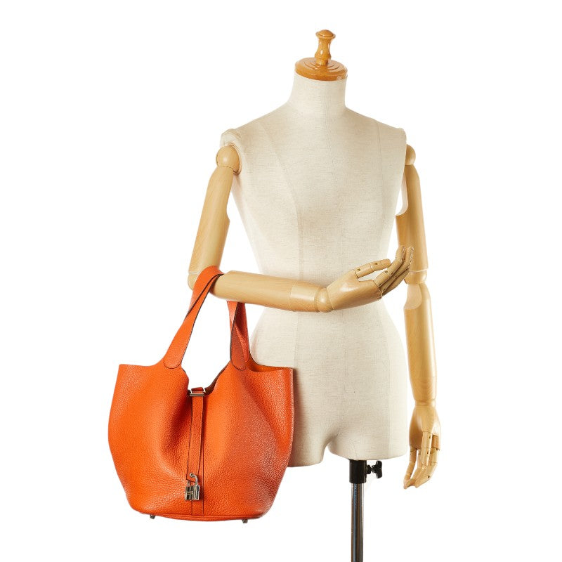 Hermes Picotin Lock GM Handbag Orange